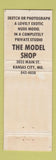Matchbook Cover - Strip Club Model Shop girlie pinup Kansas City MO WEAR