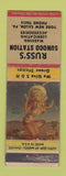 Matchbook Cover - Russ's Sunoco oil gas York New Salem PA pinup WEAR
