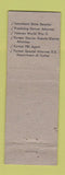 Matchbook Cover - Stephen McNichols State Senator Election Colorado WEAR