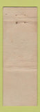 Matchbook Cover - Coal Coke Fuel Edwin Demarest Tenafly NJ WORN