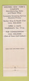 Matchbook Cover - Antone's Hair World Toupee Hair Piece West Seneca NY