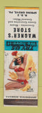 Matchbook Cover - Wagner's Store Grocery Spring Grove PA pinup