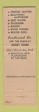 Matchbook Cover - Southward Ho Motel San Diego CA WEAR