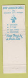 Matchbook Cover - Bob's Chicken Shack Boulder City NV