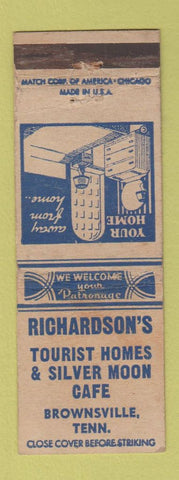 Matchbook Cover - Richardson's Motel Cafe Brownsville TN WEAR