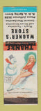 Matchbook Cover - Wagner's Store Grocery Spring Grove PA pinup WEAR