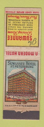 Matchbook Cover - Suwannee Hotel St Petersburg FL WEAR