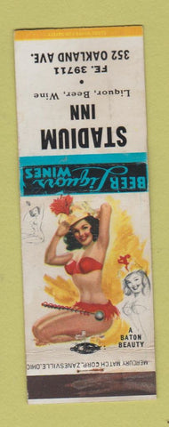 Matchbook Cover - Stadium Inn pinup