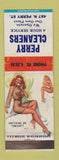 Matchbook Cover - Perry Cleaners pinup
