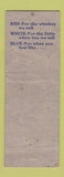 Matchbook Cover - Sloan's Watsonville CA low phone # WEAR