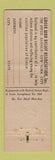 Matchbook Cover - Greek War Relief Greece WORN