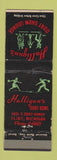 Matchbook Cover - Halligan's Dort Bowling Flint MI WEAR
