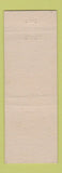 Matchbook Cover - Clinton Hotel Clinton MI Chelsea