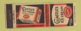 Matchbook Cover - Castles Ice Cream Garfield NJ