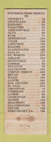 Matchbook Cover - Hutson's Restaurant Trinity TX