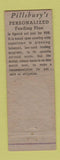 Matchbook Cover - Pillsbury's Best Feeds Wilson Hatchery Wells MN WEAR