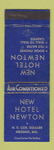 Matchbook Cover - New Hotel Newton Neosho MO WEAR