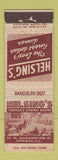 Matchbook Cover - Helsing's Restaurant Chicago IL WEAR