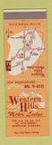Matchbook Cover - Western Hills Motor Lodge Merriam KS