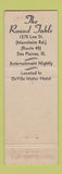 Matchbook Cover - The Round Table girlie Des Plaines IL WEAR