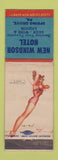 Matchbook Cover - New Windsor Hotel Spring Grove PA pinup WEAR