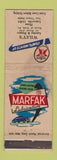 Matchbook Cover - Texaco oil gas Wiley's York PA WORN