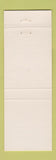 Matchbook Cover - Telegraph House Southfield MI