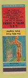 Matchbook Cover - S&S Hotel Cabins Annapolis MD pinup