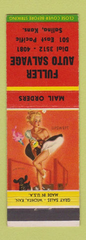 Matchbook Cover - Fuller Auto Salvage Salina KS pinup