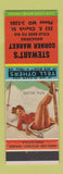 Matchbook Cover - Stewart's Corner Market Grcoery pinup