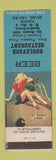 Matchbook Cover - Boulevard Restaurant Quakertown PA pinup
