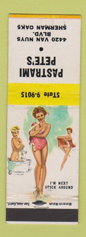 Matchbook Cover - Pastrami Pete's Sherman Oaks PA pinup