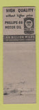 Matchbook Cover - Phillips 66 oil gas Dodge City KS low phone #