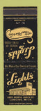 Matchbook Cover - Light's Restaurant Lansing MI