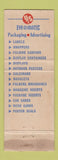 Matchbook Cover - Eye O Matic Packing Cincinnati OH WORN