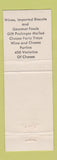 Matchbook Cover - The Cheese Shop Beverly Hills CA WEAR