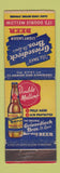 Matchbook Cover - Griesedieck Beer St Louis MO