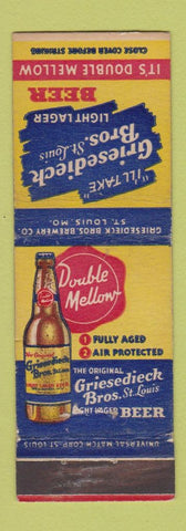 Matchbook Cover - Griesedieck Beer St Louis MO