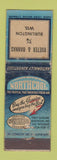 Matchbook Cover - Northcool Air Conditioner? Rueter Hannas Burlington WI WORN