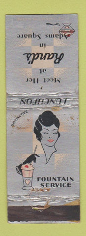 Matchbook Cover - Rand's Adams Square WEAR