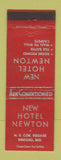 Matchbook Cover - New Hotel Newton Neosho MO WEAR