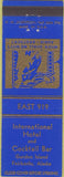 Matchbook Cover - International Hotel Fairbanks AK