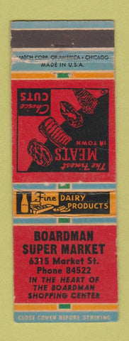 Matchbook Cover - Boardman Grocery OH? WEAR