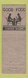 Matchbook Cover - Dutch Girl Coffee Shop York PA pinup WORN