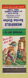 Matchbook Cover - Merrifield Gulf oil gas Au Sable Forks NY hillbillyX