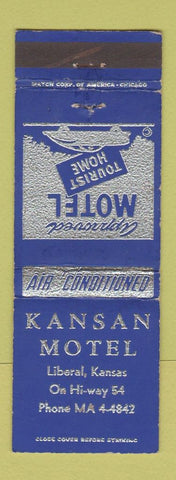 Matchbook Cover - Kansas Motel Liberal KS