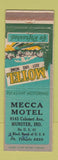 Matchbook Cover - Mecca Motel Munster IN