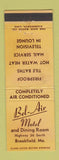 Matchbook Cover - Bel Air Motel Brookfield MO WEAR