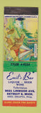 Matchbook Cover - Ernie's Bar Detroit MI