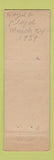 Matchbook Cover - Yakima Bindering Printing WA CROWN
